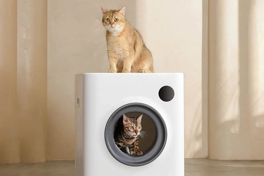 self cleaning litter box for cats