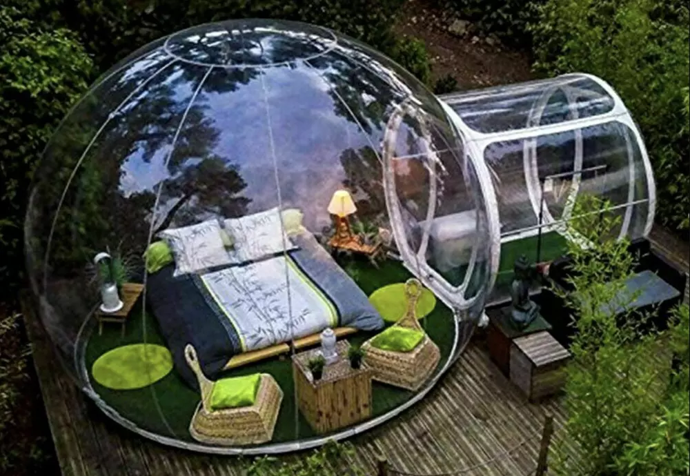 giant inflatable bubble tent